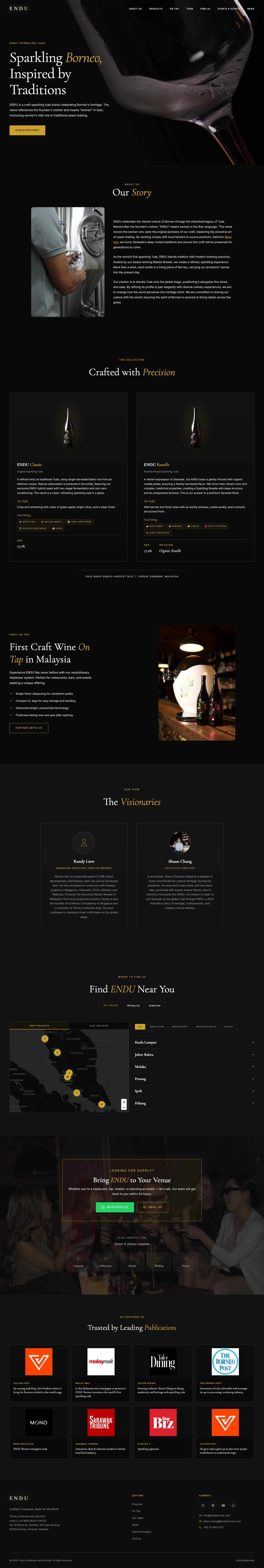 Endu Borneo website
